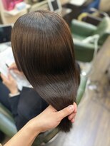 グラス 春吉1号店(glass)&nbsp;酸性ストレート+カット+4stepTR【髪質改善ストレート】