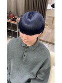 ネイビーブルー／マッシュ