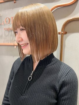 ロンド エスポワール 錦糸町(Lond espoir) 【北澤華】イメチェン外ハネボブ美髪ワイドバング錦糸町
