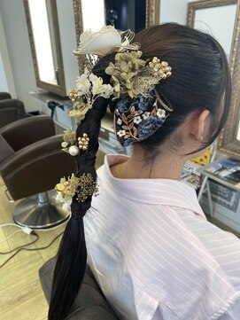 コワファースト 大分(COIFF1RST) 前撮り/タイトポニーテール