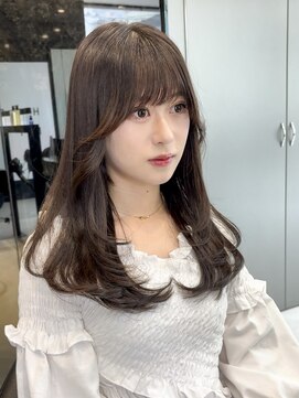 ハルキ ミナト ジャパン フクオカ(HARUKI MINATO japan FUK) ミディアムレイヤー/韓国ヘア/髪質改善/顔まわり/ブリーチなし