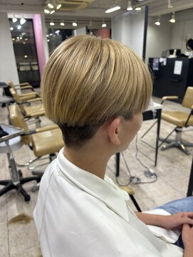 アジールヘア 所沢プロペ通り店(agir hair) 学割U24◎ミルクティーベージュ×韓国マッシュ所沢