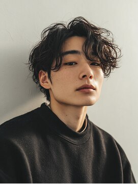 メンズ プレヴィア 上尾(MEN’S PREVIA) 上尾駅/フェザーパーマ/波巻きツイストスパイラル