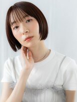ドクターズサロン LAB 小山店&nbsp;モカブラウンフレンチカジュアルミニボブc小山20代30代40代