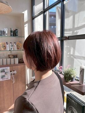 ポレポレハッピーヘアワーク POREPORE HAPPY HAIR WORK POREPORE　【谷保/国立】ボブ　ブラウンカラー