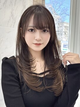レイリー 原宿 表参道(Rayreee) 透明感ブラウン×ハイレイヤーロング