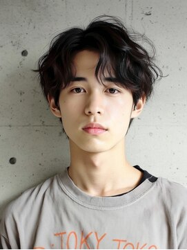 アンドレイ 表参道(andrey) MEN’S HAIR/サーフカール/刈り上げセンターパート/表参道