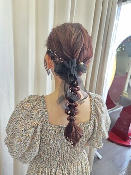 ラルーチェ ラスパ御嵩店(La Luce) ゆるっと可愛い 編みおろしアレンジ