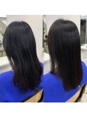 くせの弱い人むけ髪質改善トリートメント