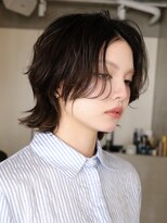 テクネ 天神大名(techne)&nbsp;天神大名顔周りレイヤーカットミディアムボブタッセルボブパーマ