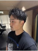暑い季節にぴったりのアップバング