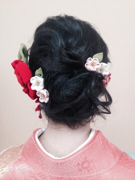 ハレ 中目黒(hale) 着物にも似合うルーズヘアセット