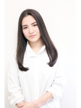 コルソ ケーツー 梅田 茶屋町(corso k-two) 仲間由紀恵風☆サラサラストレート重めレングス【茶屋町】