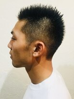 デュエルヘアー グルーミングショップ(DWELL HAIR. GROOMING SHOP) ソフトモヒカンスタイル