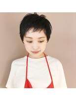 ヘアーエスクールシーユー 枚方T-SITE店(hair S.COEUR×Cu) 外国人風ベリーショート