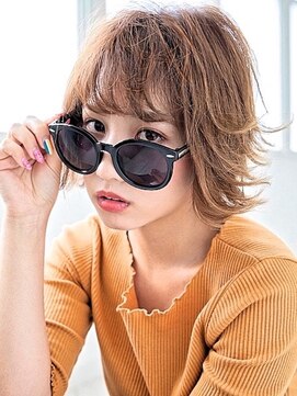 ヘアメイク フレンシア(hair make flencia) 外ハネ☆切りっぱなしボブ