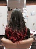 派手髪グラデーション