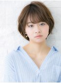 ふんわり可愛いショートヘア