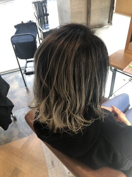 パルフェ ヘアー バイ オーク 九大学研都市(parfait hair byOAK) コントラストハイライト☆