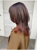 ミルクティーブラウン＆オレンジ