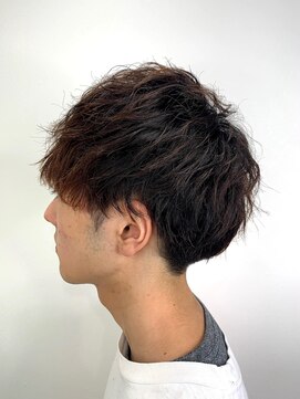 メンズアンダーバーホワイト 南海難波店(Men's _WHITE) メンズパーマ