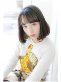 シースルーバングオルチャンボブ
