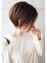 カライング(ing)&nbsp;ショートカット×ひし形ショートボブ×前髪あり20代30代40代 s03