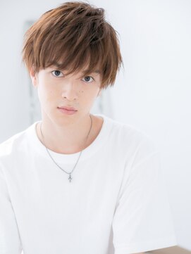 アルバハナレ 横浜(αlba HANARE) 関内/髪質改善/暖色系カラーのニュアンスバブルマッシュc