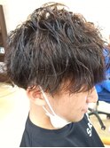 くせ毛風パーマ
