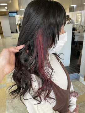 シャンプーボーイ 宮崎駅前店(SHAMPOO BOY) カシスピンク☆インナーカラー(^^)