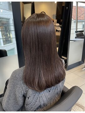 アクアオモテサンドウ(ACQUA omotesando) *ブリーチなしココアベージュ!ミルクティーグレージュカラー