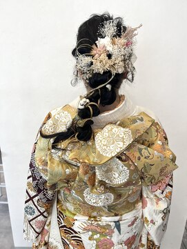 ブレス 横浜(bless) 成人式/ヘアセット/ヘアアレンジ/結婚式/二次会/袴/着物/振袖