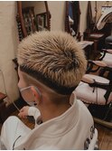 フェードカット+ブリーチ