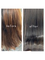 ラベスト バイ セロ 池袋メトロポリタン前(LOVEST by CERO)&nbsp;オレンジみを抑えた！ブルーグレージュ