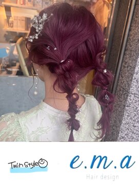 エマヘアデザイン(e.m.a Hair design) ツインスタイル