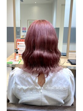 バサ 鷺ノ宮店(BASSA) 可愛いピンクヘアカラー