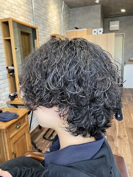 アンドブルー(and BLUE) リアルお客様ヘアスタイル☆ウルフ andツイスパ