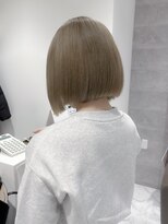 グロウバイニューヨークニューヨーク(Grow by NYNY)&nbsp;【坂本】ボブ×ホワイトベージュ