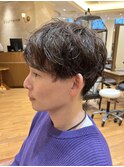 爽やかメンズパーマ マッシュパーマ メンズモテヘア韓国マッシュ