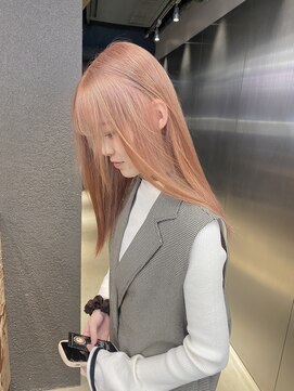 ペレ 栄店(PELE) 切りっぱなしボブ/エアリーロング/美髪/ピンクブラウン/栄