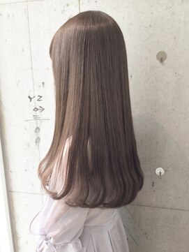 シティーバイローウェ 表参道(City/louwe) ミルクティーグレージュ/チャコールグレー