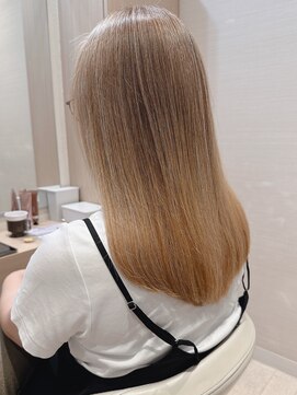 コーエン(cowen) 大人かわいい☆ブリーチ毛にも対応!極艶セミロング♪髪質改善