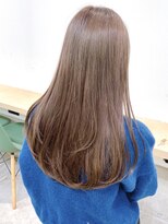 セイドット リー(Say. Ree)&nbsp;say.ミルクティーベージュアッシュレイヤーフェミニンロング青山