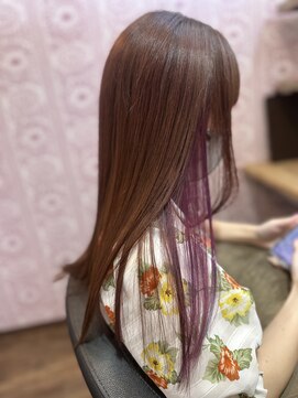サン 都賀店(san) 似合わせカット/メルティカラー/フェミニンロング/都賀