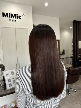 ミミックヘアー(MiMic hair) 髪質改善、酸性ストレート。