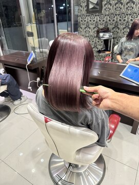 アース 豊橋店(HAIR&MAKE EARTH) ラベンダーピンクカラー