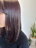 【ぽわぽわ、広がる毛髪に悩まない】カット+うるツヤ縮毛矯正