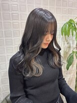 ボアップ 難波店(boappu) #インナーカラー #イヤリングカラー #グレージュ