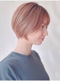 【morio 原宿】★似合わせショートボブ 透明感カラー★