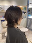 ショートウルフ小顔効果ひし形スタイル赤羽人気美容室